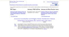 Desktop Screenshot of member.attorneypages.com